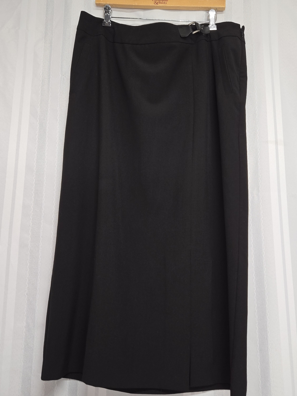 Cato Classic Black A-Line Women's Skirt Size 18w